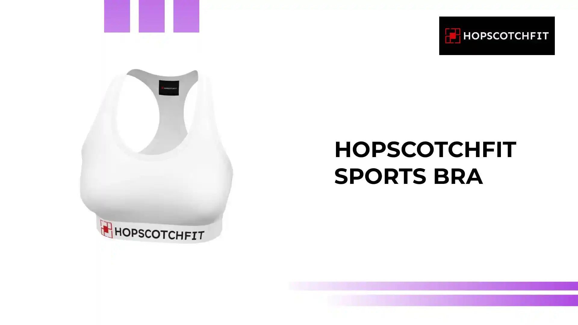 Hopscotchfit Sports Bra by@Outfy