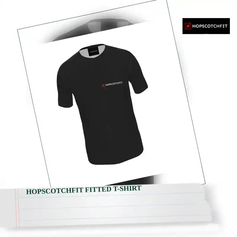 Hopscotchfit Fitted T-Shirt by@Outfy
