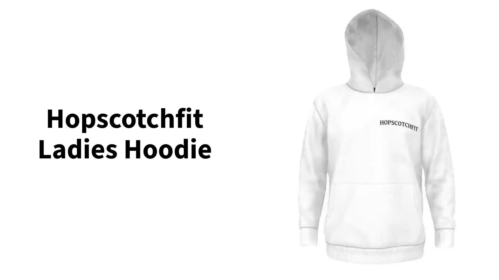 Hopscotchfit Ladies Hoodie by@Outfy