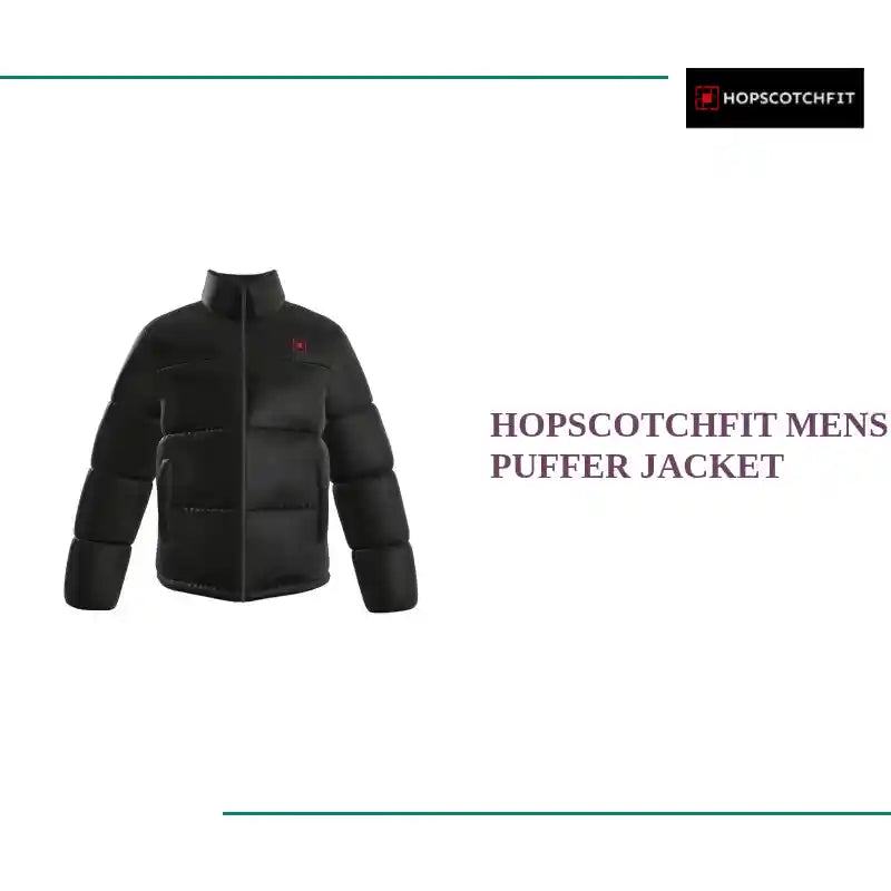 Hopscotchfit Mens Puffer Jacket by@Outfy