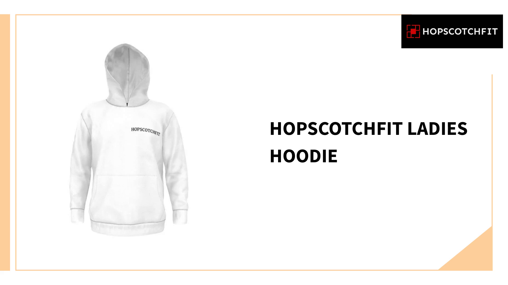 Hopscotchfit Ladies Hoodie by@Outfy
