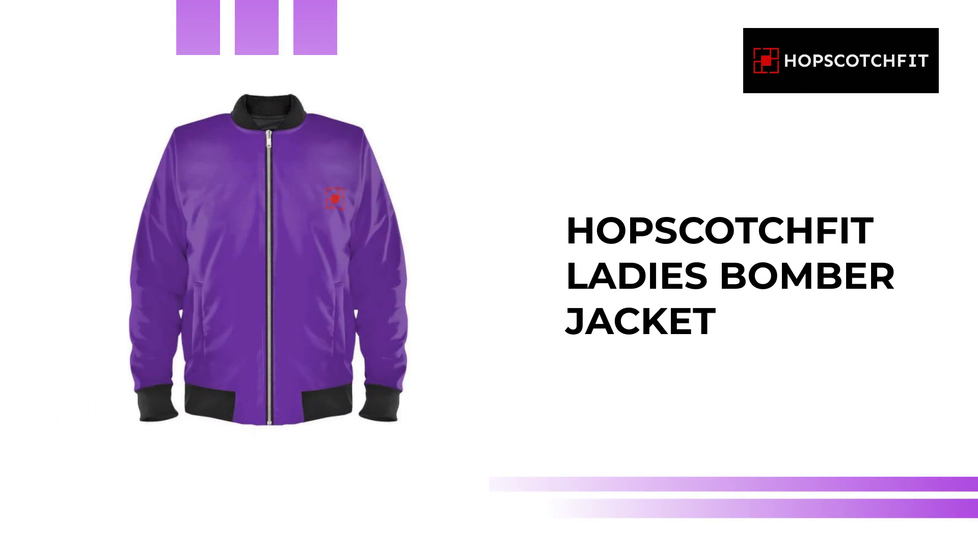Hopscotchfit Ladies Bomber Jacket by@Outfy