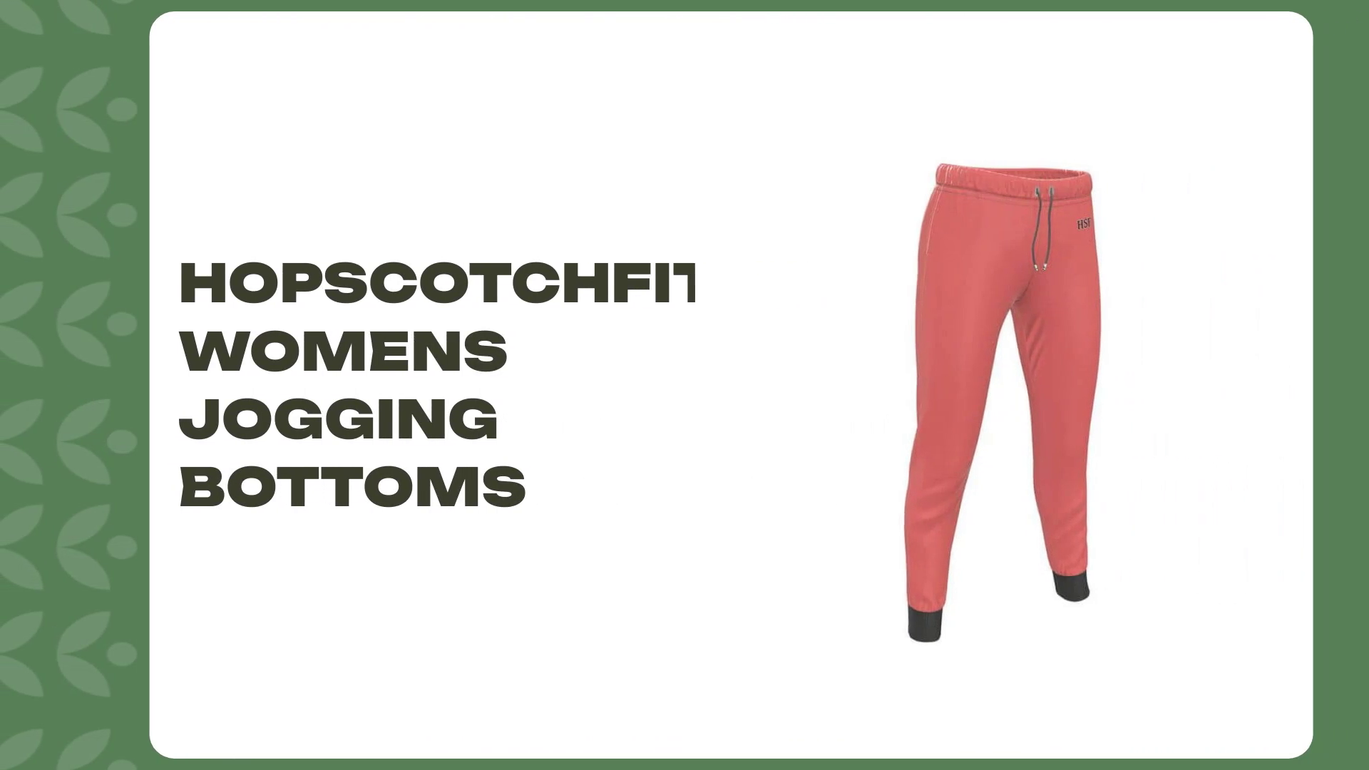 Hopscotchfit Womens Jogging Bottoms by@Outfy