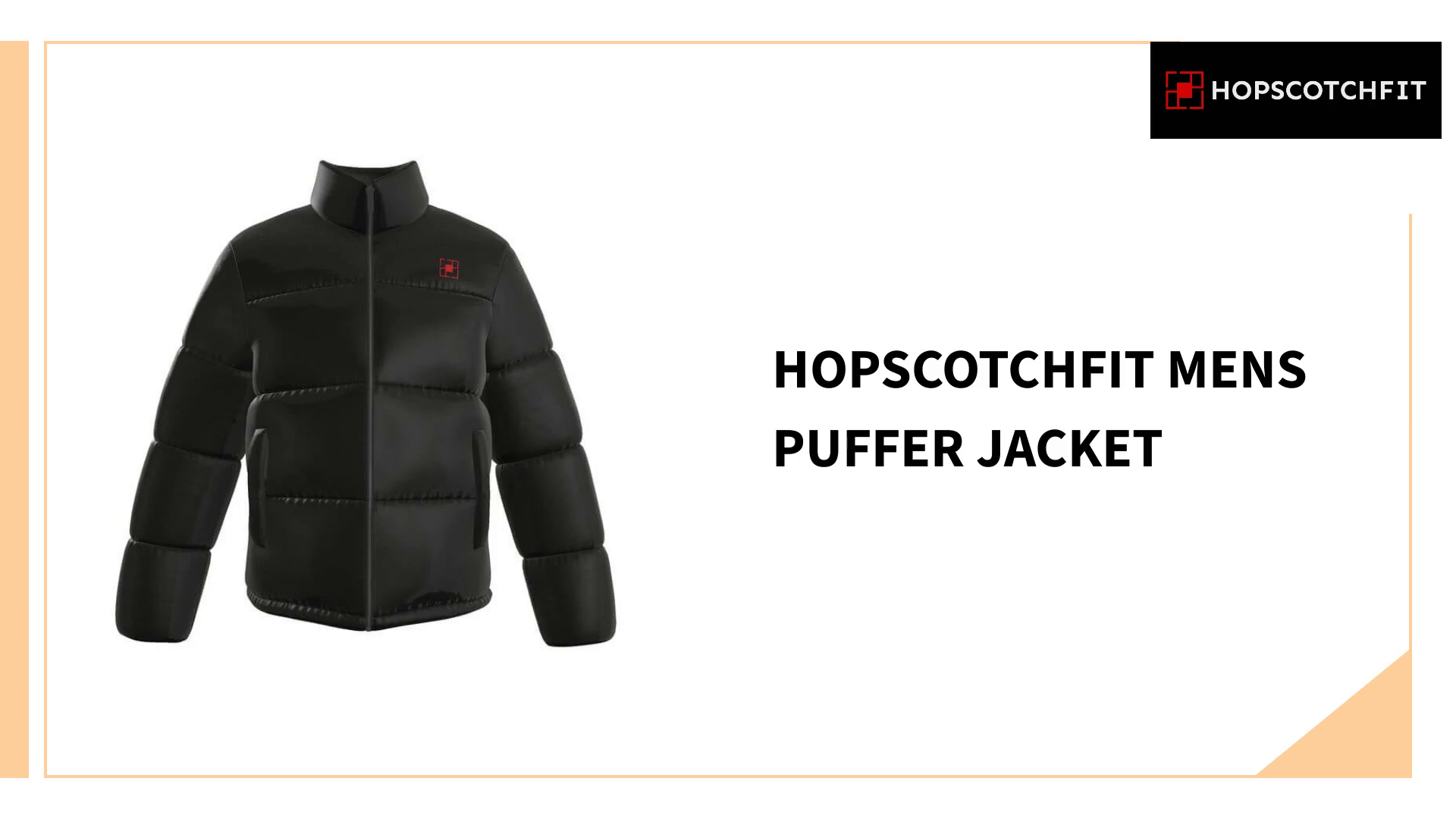 Hopscotchfit Mens Puffer Jacket by@Outfy