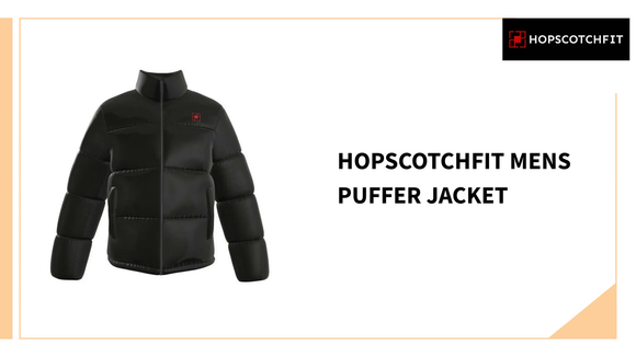 Hopscotchfit Mens Puffer Jacket by@Outfy