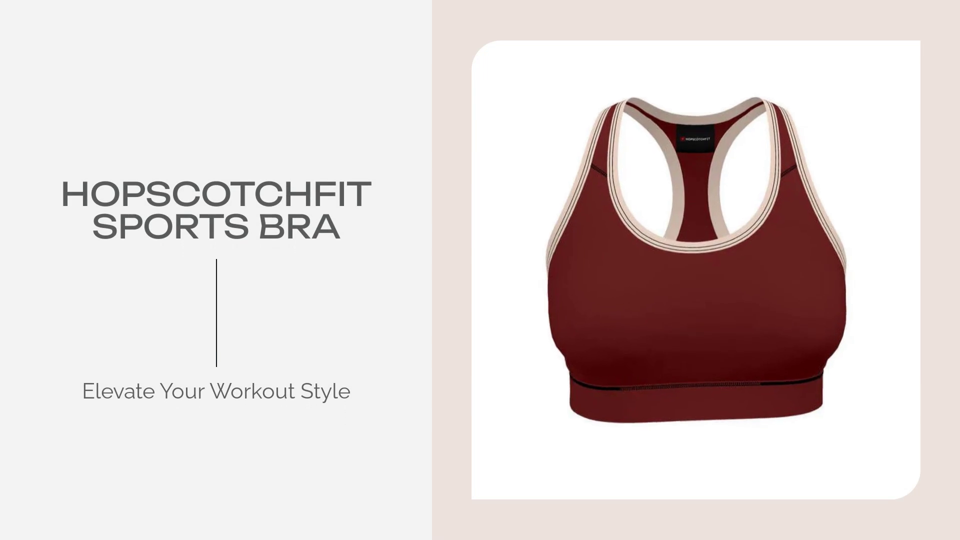 Hopscotchfit Sports Bra by@Outfy