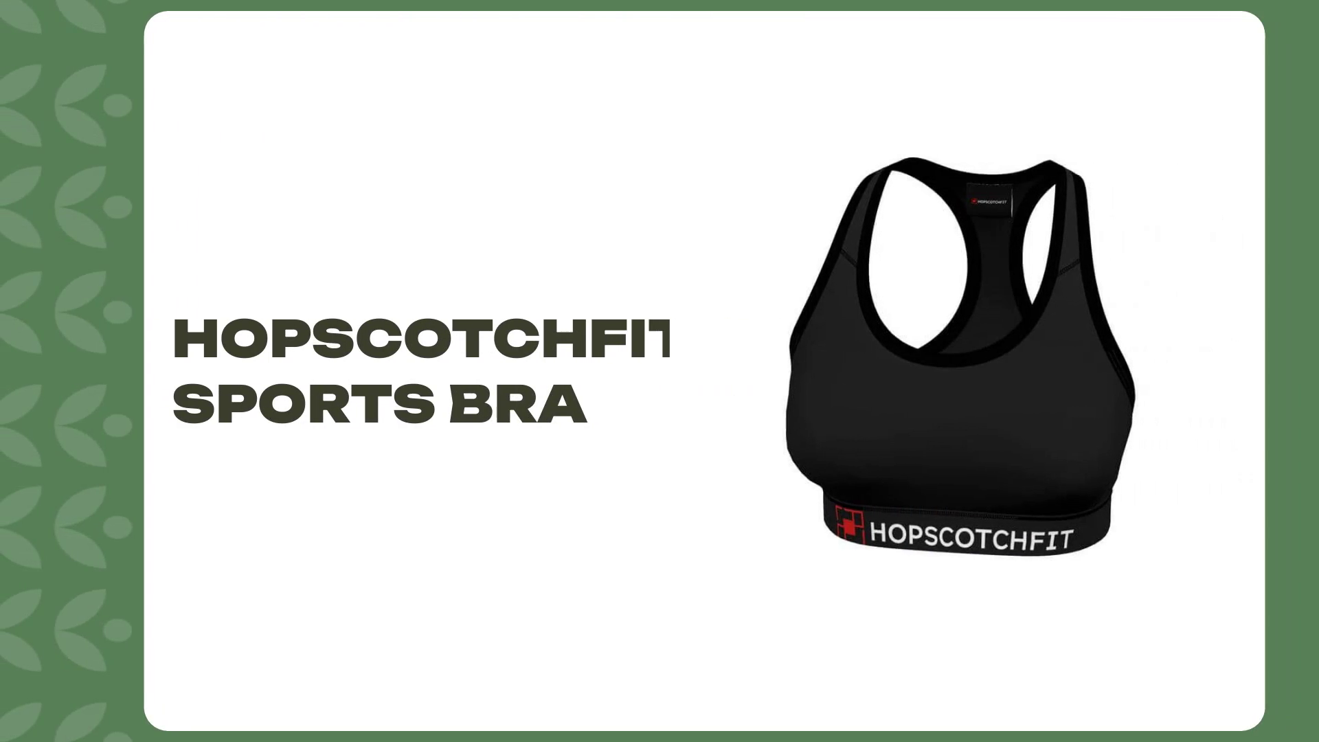 Hopscotchfit Sports Bra by@Outfy